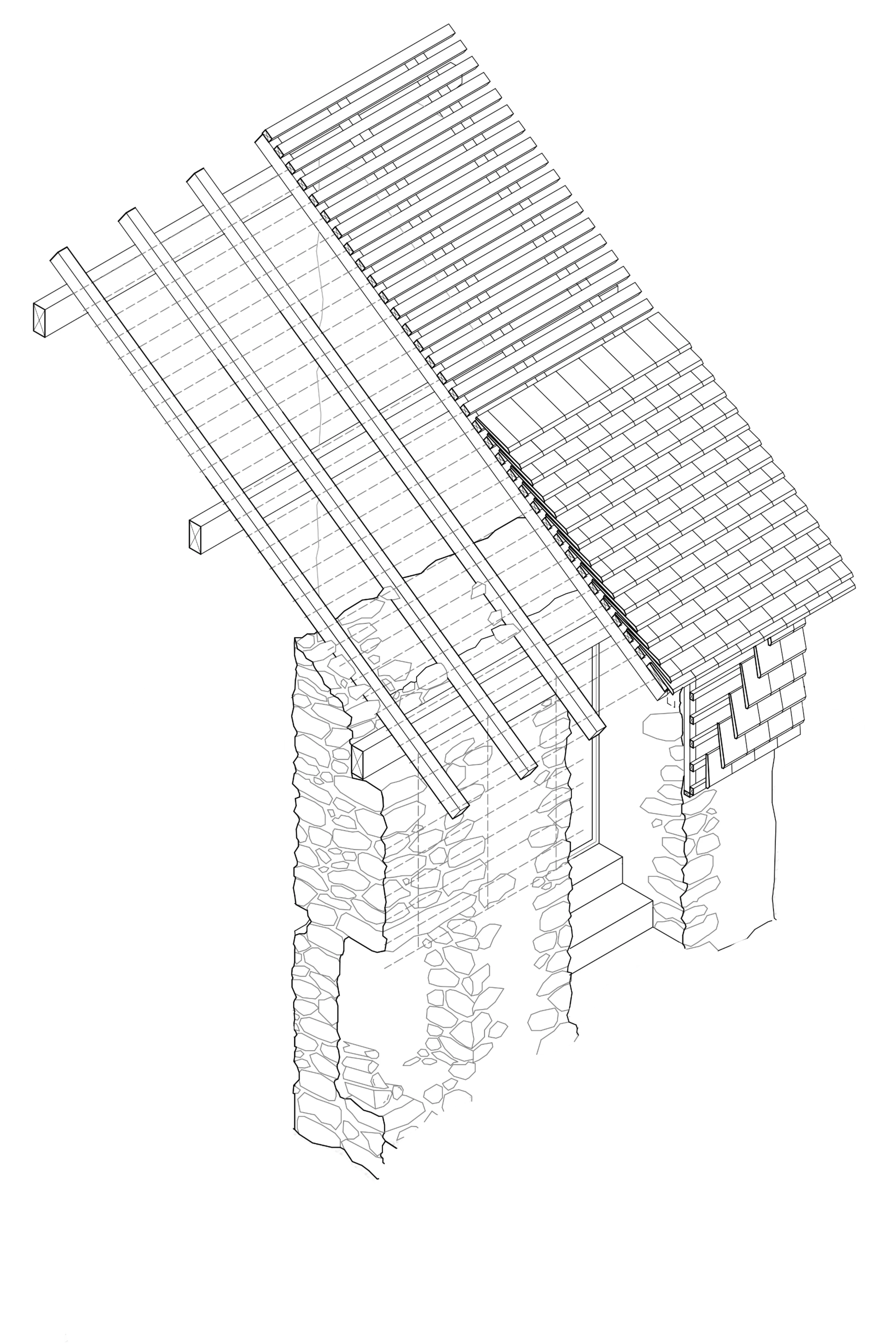 Aufbau des Anbaus