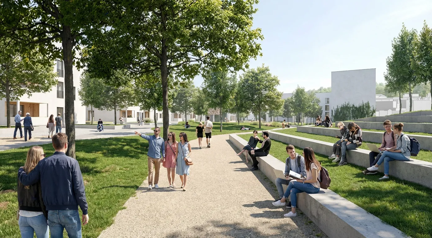 Ein urbanes Quartier auf dem Bendplatz